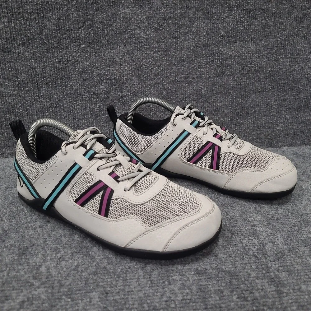 Xero Prio Women's Size 8 Barefoot Minimalist Running Shoes Grey Purple